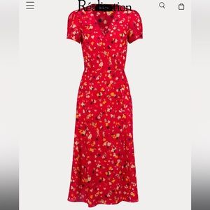Realisation Par Scarlet Floral Midi Dress